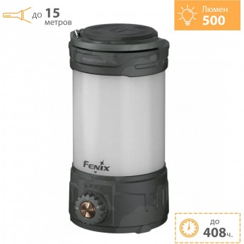 Фонарь кемпинговый FENIX CL26R PRO Gray Camo + Подарок